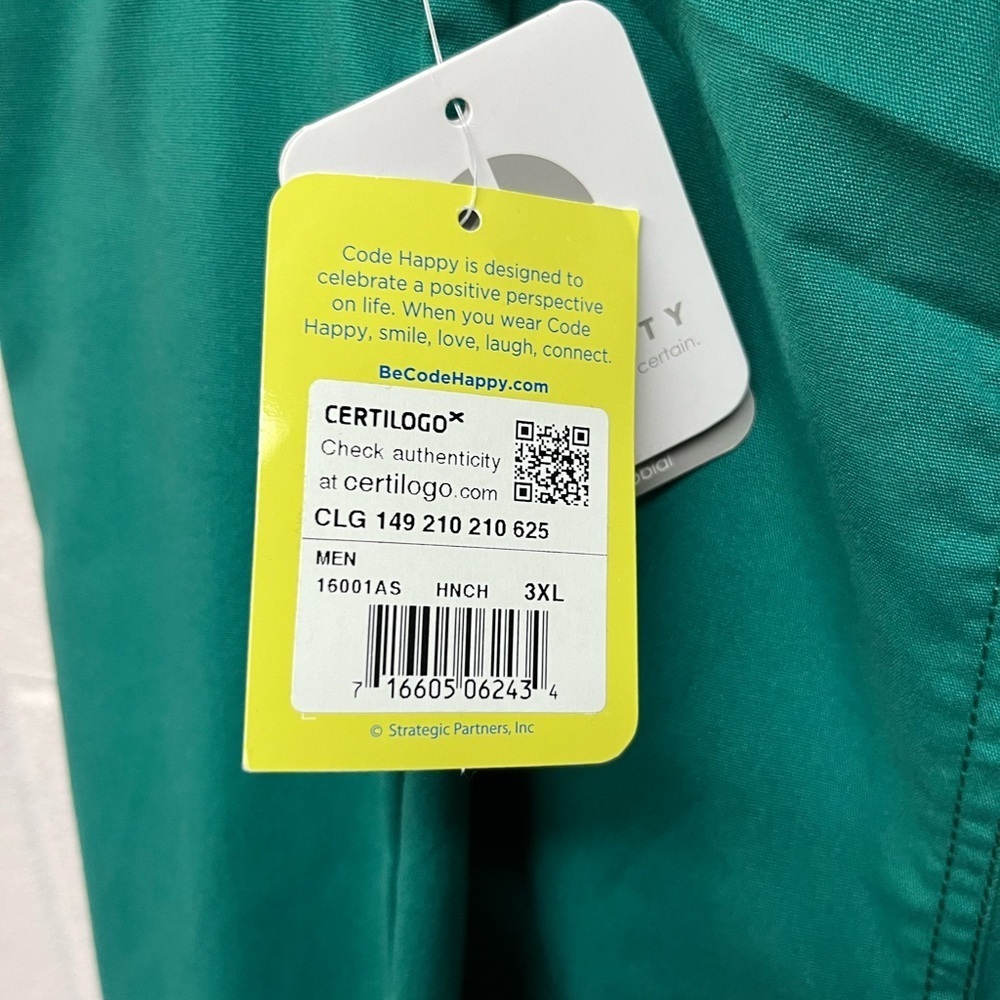 Classic Men's Teal Chinos - Picture 6 of 7